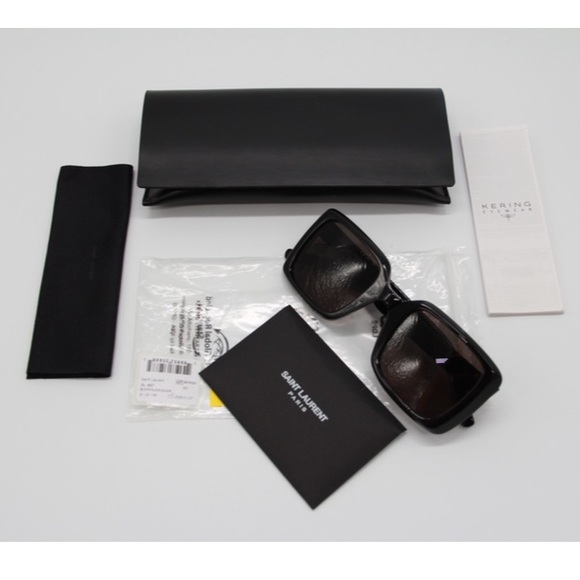 NEW SL497 001 SUNGLASSES SAINT LAURENT SL 497 001 WOMEN’S EYEWEAR - Picture 11 of 13